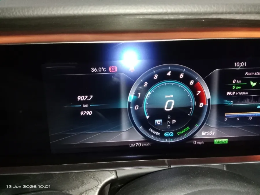Foto Mobil Bekas Odometer Mercedes-Benz E350 2.0 tahun 2020