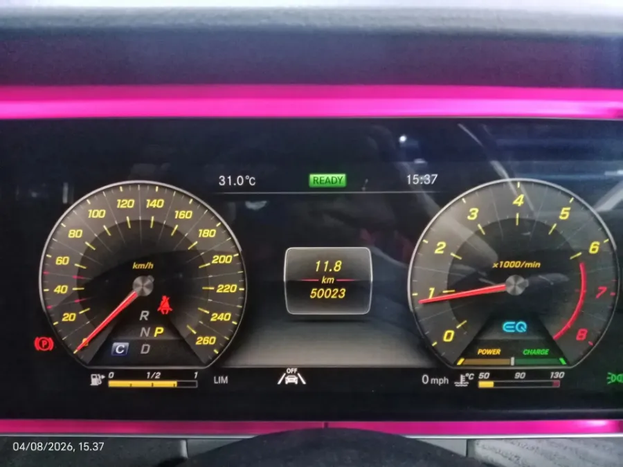 Foto Mobil Bekas Odometer Mercedes-Benz E350 2.0 tahun 2020