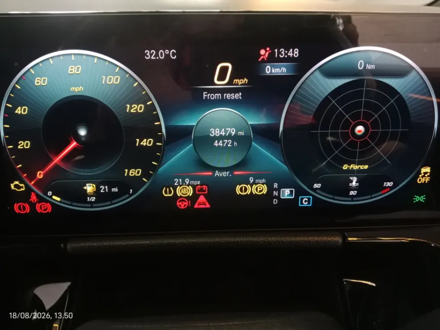 Foto Mobil Bekas Odometer Mercedes-Benz GLA200 1.3 tahun 2022