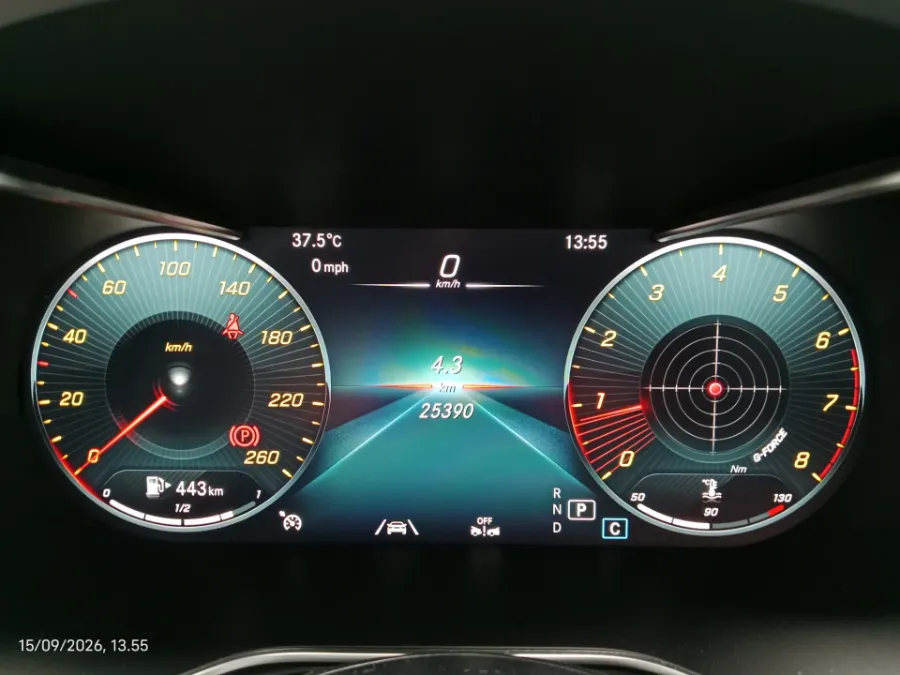 Foto Mobil Bekas Odometer Mercedes-Benz GLC200 2.0 tahun 2020