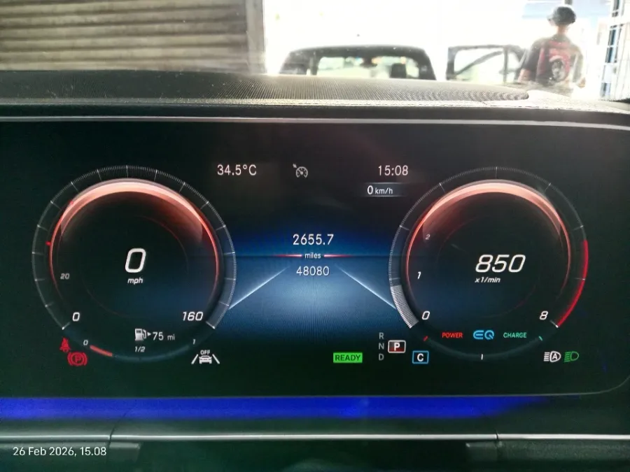Foto Mobil Bekas Odometer Mercedes-Benz GLE450 3.0 4MATIC AMG Line tahun 2021