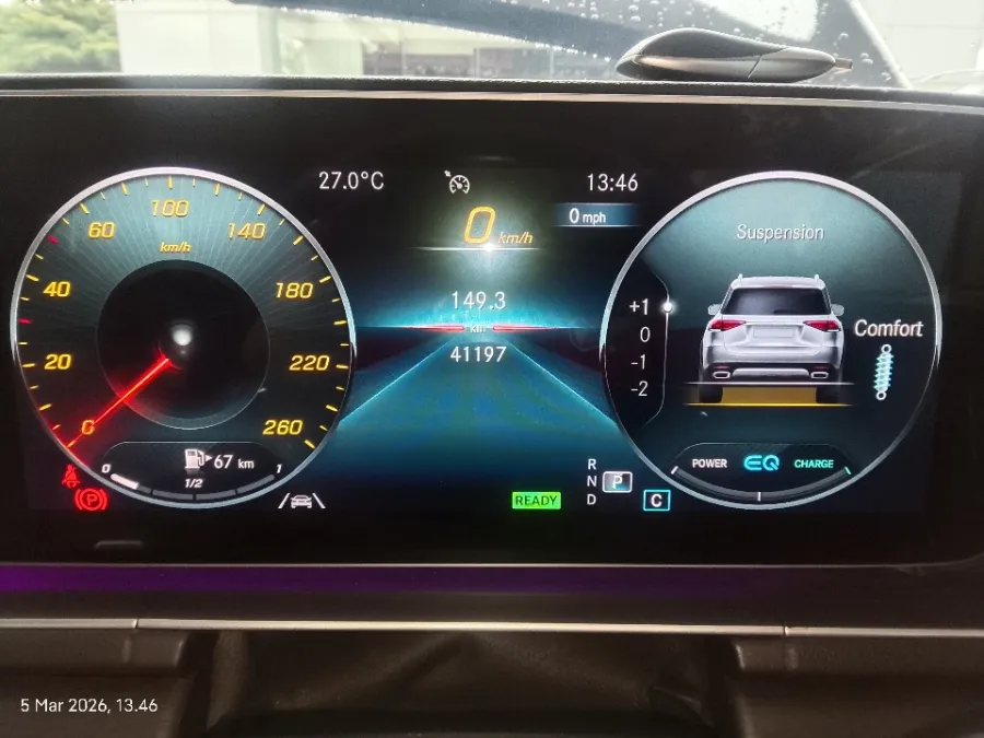 Foto Mobil Bekas Odometer Mercedes-Benz GLE450 3.0 4MATIC AMG Line tahun 2021