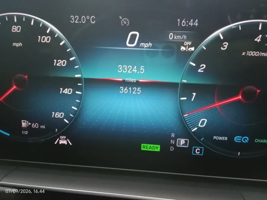 Foto Mobil Bekas Odometer Mercedes-Benz GLE450 3.0 4MATIC AMG Line tahun 2021
