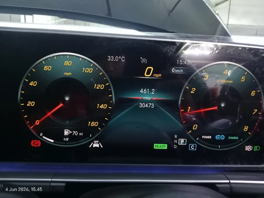Foto Mobil Bekas Odometer Mercedes-Benz GLE450 3.0 4MATIC AMG Line tahun 2022