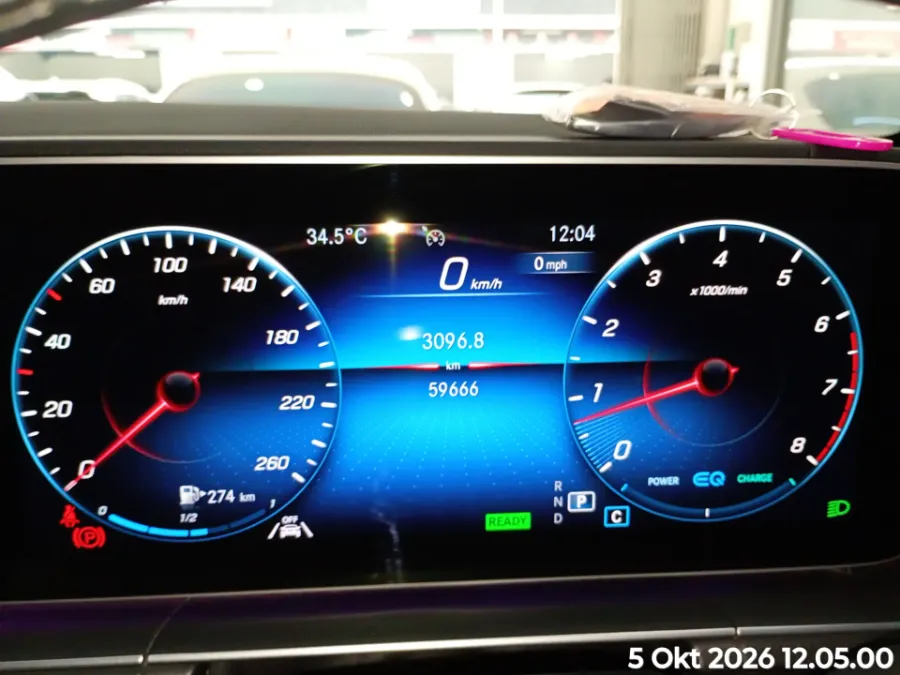 Foto Mobil Bekas Odometer Mercedes-Benz GLE450 3.0 4MATIC AMG Line tahun 2022