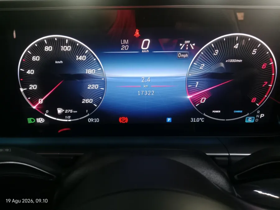 Foto Mobil Bekas Odometer Mercedes-Benz GLE450 3.0 4MATIC AMG Line tahun 2023