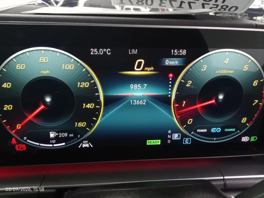 Foto Mobil Bekas Odometer Mercedes-Benz GLS450 3.0 4MATIC AMG Line tahun 2021