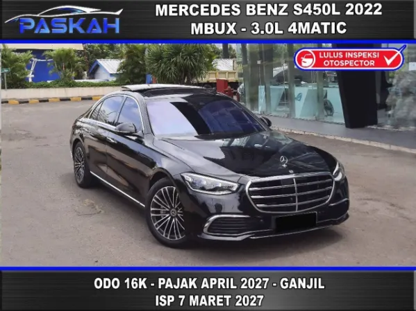 2022 Mercedes-Benz S450L 3.0 V223 - Foto 1 dari 10