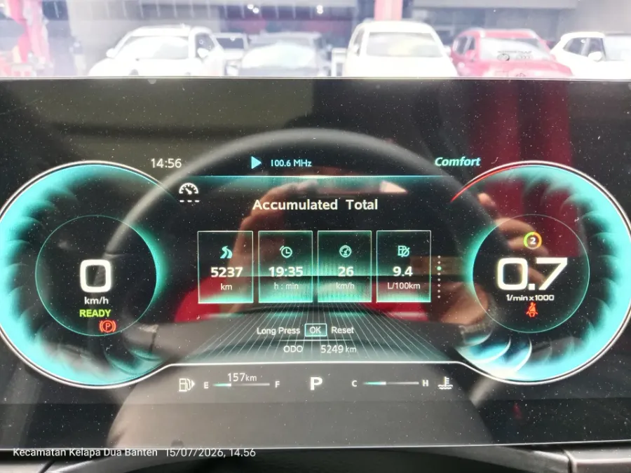 Foto Mobil Bekas Odometer MG VS 1.5 HEV Magnify tahun 2025