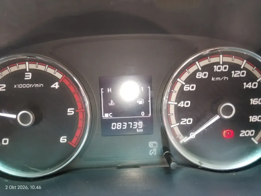 Foto Mobil Bekas Odometer Mitsubishi Triton 2.5 Double Cabin GLS tahun 2021