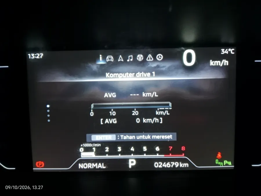 Foto Mobil Bekas Odometer Mitsubishi XForce 1.5 Exceed tahun 2023