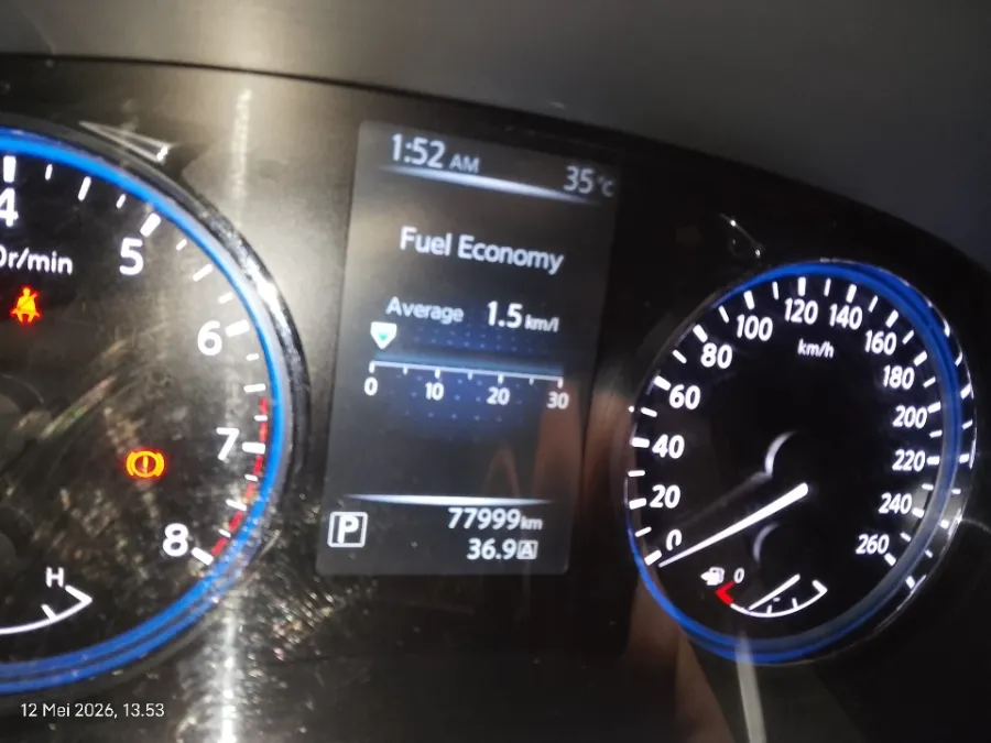 Foto Mobil Bekas Odometer Nissan Elgrand 2.5 Highway Star tahun 2016