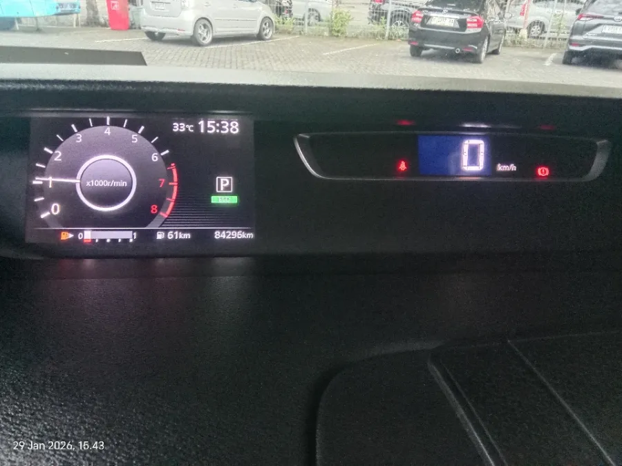 Foto Mobil Bekas Odometer Nissan Serena 2.0 Highway Star tahun 2019