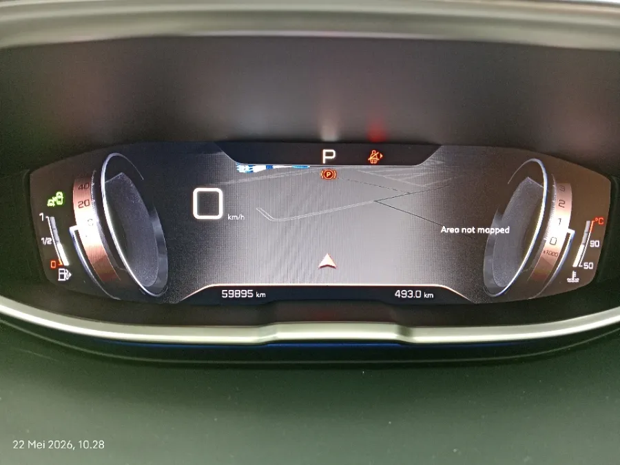 Foto Mobil Bekas Odometer Peugeot 3008 1.6 tahun 2019