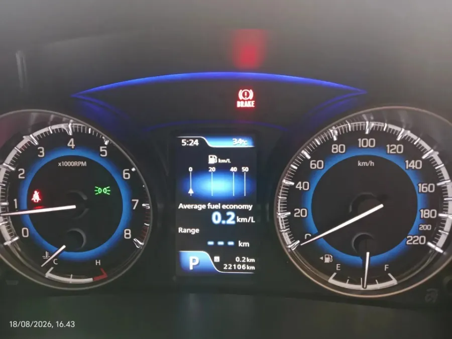 Foto Mobil Bekas Odometer Suzuki Baleno 1.4 tahun 2020