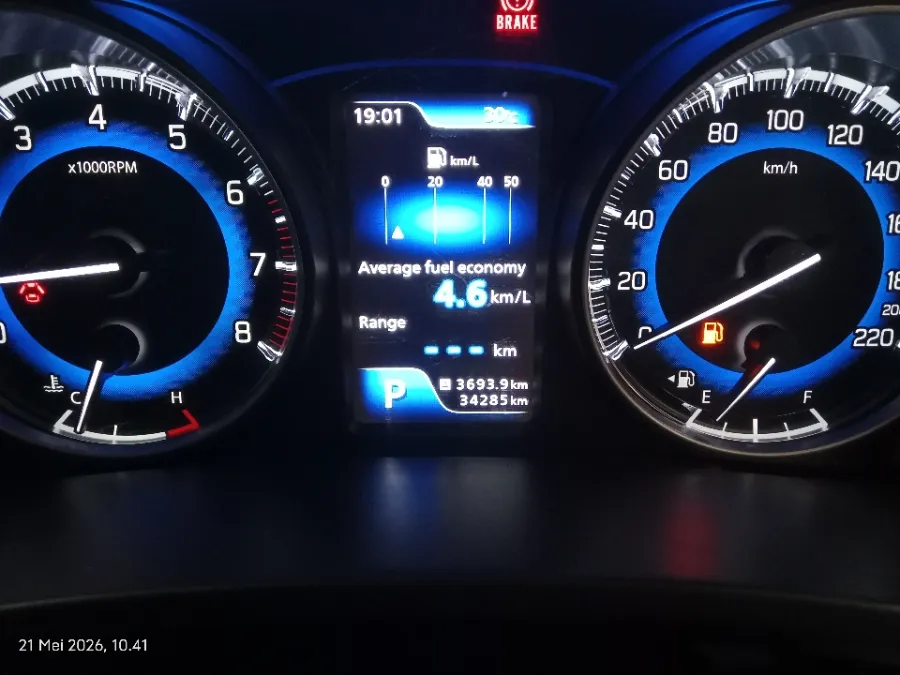 Foto Mobil Bekas Odometer Suzuki Baleno 1.4 tahun 2021