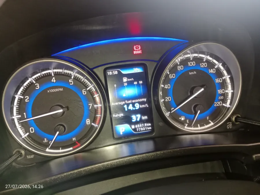 Foto Mobil Bekas Odometer Suzuki Baleno 1.4 tahun 2021