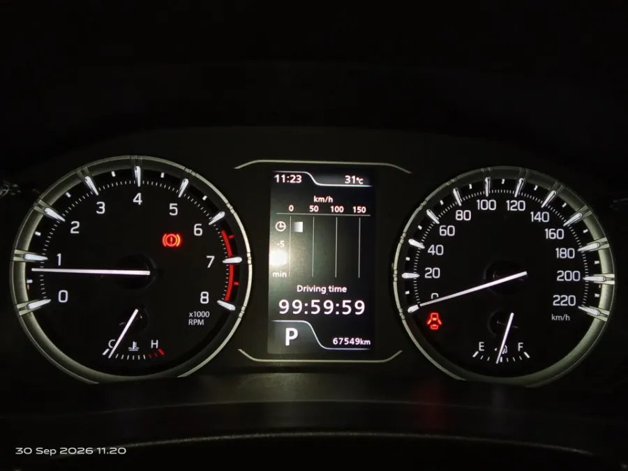 Foto Mobil Bekas Odometer Suzuki Grand Vitara 1.5 GX Hybrid tahun 2023