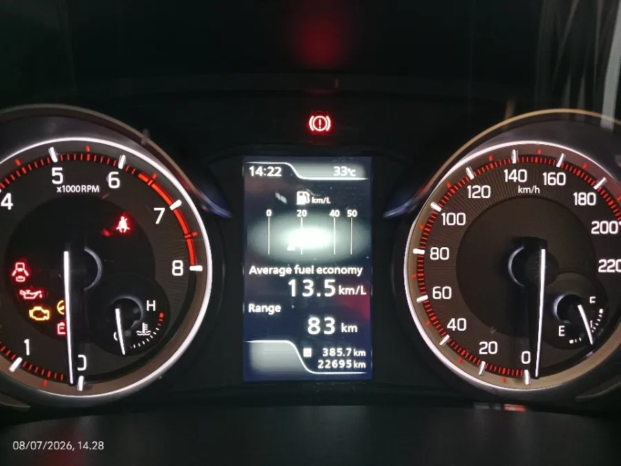 Foto Mobil Bekas Odometer Suzuki XL7 1.5 Alpha tahun 2021