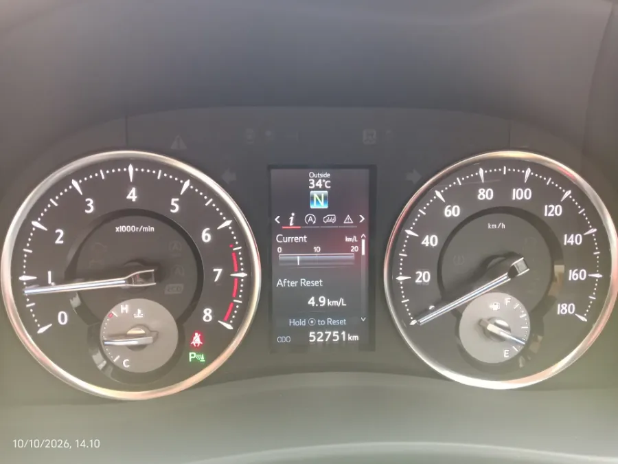 Foto Mobil Bekas Odometer Toyota Alphard 2.4 X tahun 2016