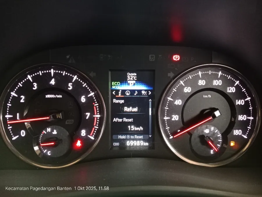 Foto Mobil Bekas Odometer Toyota Alphard 2.5 tahun 2015