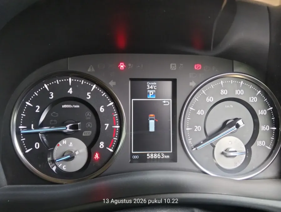 Foto Mobil Bekas Odometer Toyota Alphard 2.5 G tahun 2016