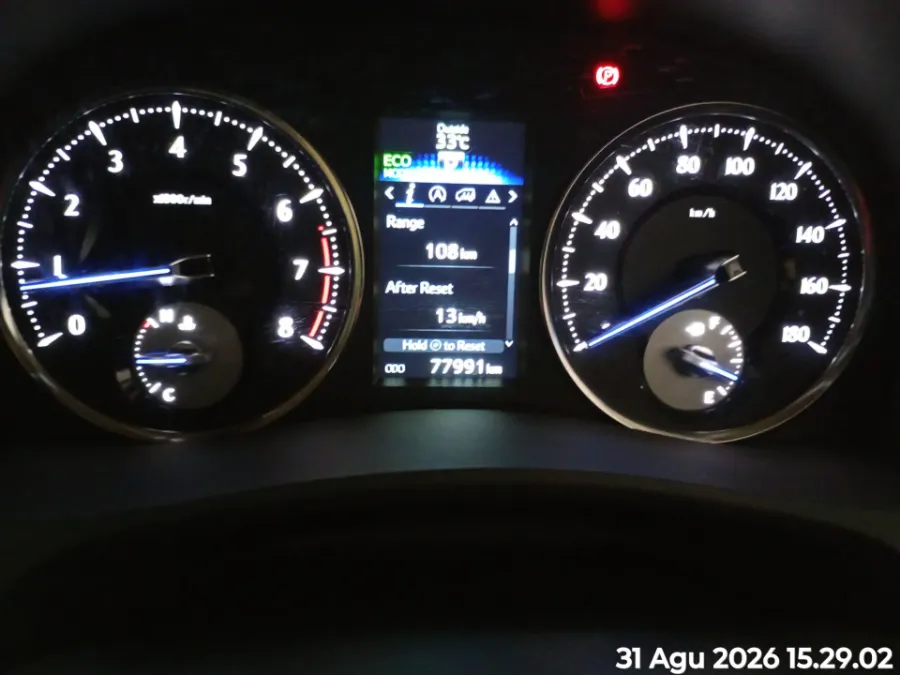 Foto Mobil Bekas Odometer Toyota Alphard 2.5 G tahun 2017