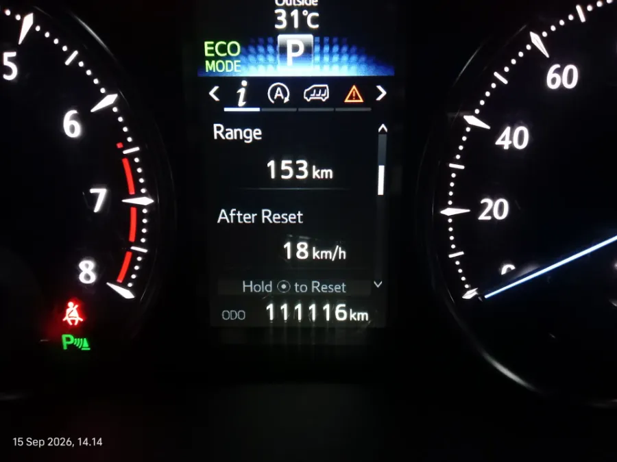 Foto Mobil Bekas Odometer Toyota Alphard 2.5 G tahun 2017