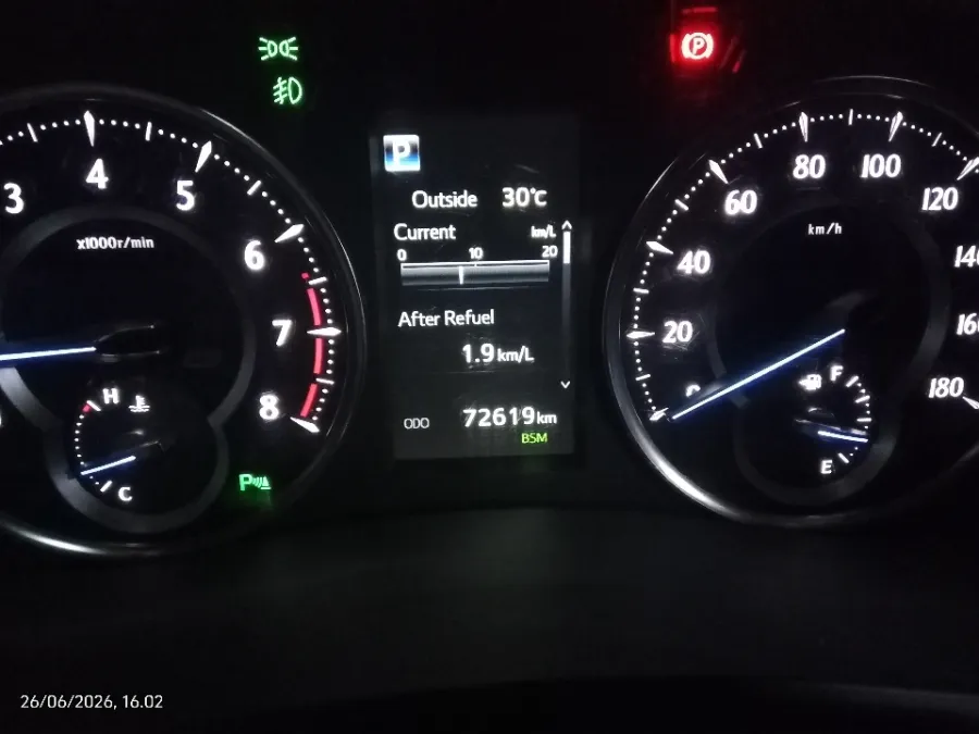 Foto Mobil Bekas Odometer Toyota Alphard 2.5 G tahun 2018