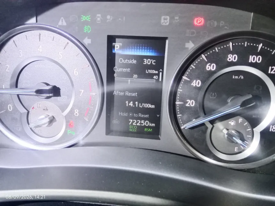 Foto Mobil Bekas Odometer Toyota Alphard 2.5 G tahun 2018