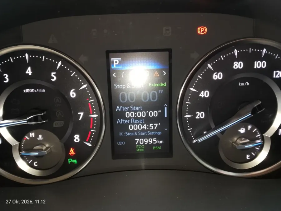 Foto Mobil Bekas Odometer Toyota Alphard 2.5 G tahun 2018