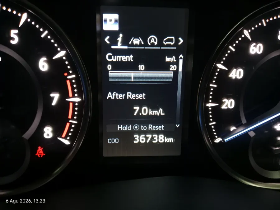 Foto Mobil Bekas Odometer Toyota Alphard 2.5 G tahun 2020