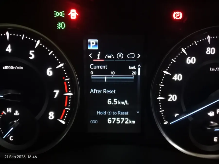 Foto Mobil Bekas Odometer Toyota Alphard 2.5 G tahun 2021