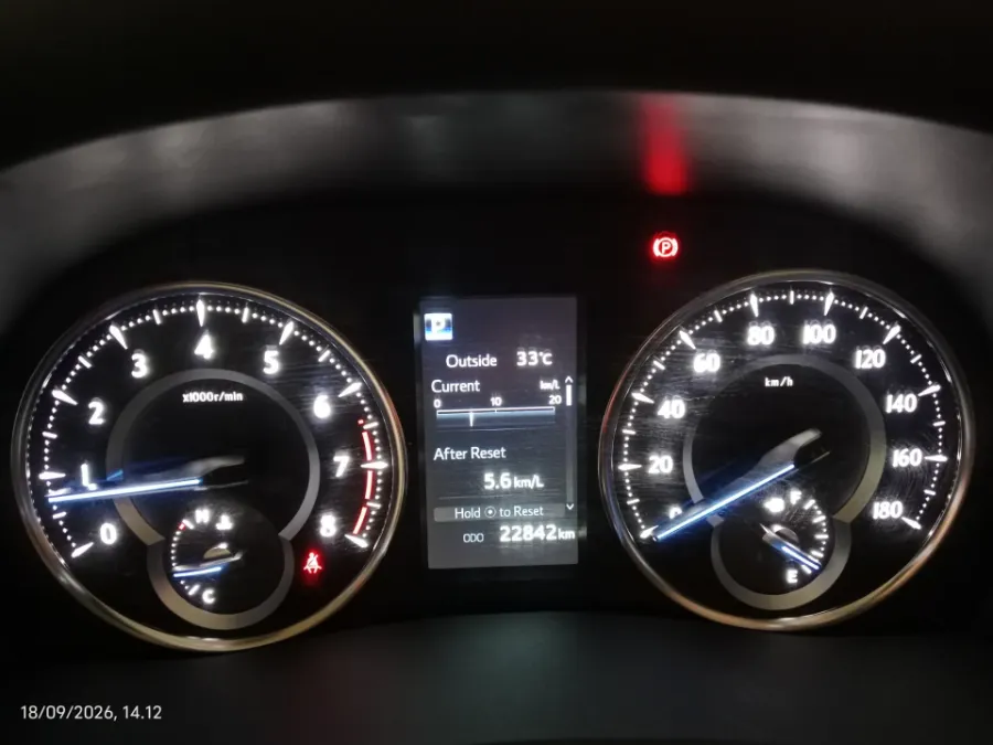 Foto Mobil Bekas Odometer Toyota Alphard 2.5 G tahun 2023