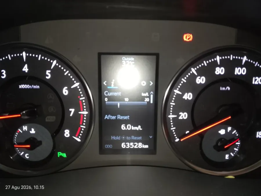 Foto Mobil Bekas Odometer Toyota Alphard 2.5 SC tahun 2017