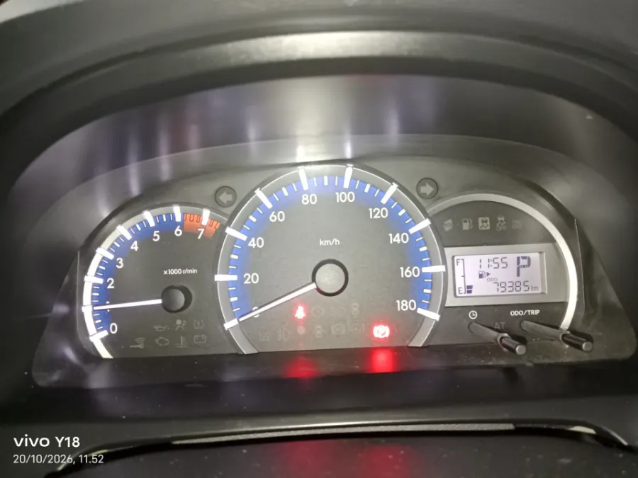 Foto Mobil Bekas Odometer Toyota Avanza 1.3 E tahun 2019