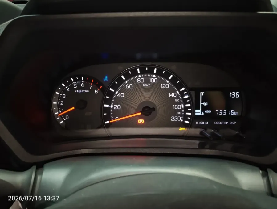 Foto Mobil Bekas Odometer Toyota Avanza 1.3 E tahun 2022