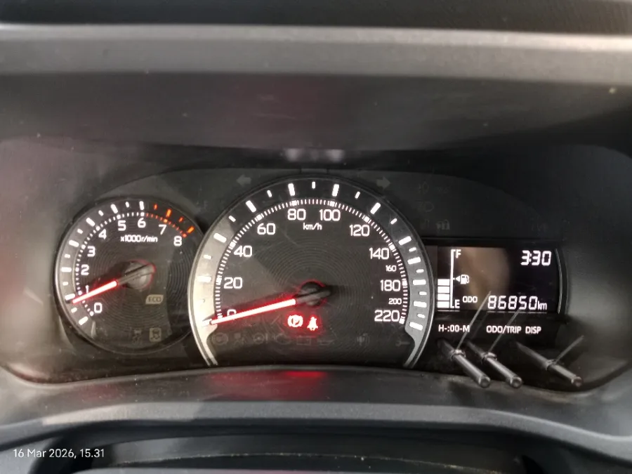 Foto Mobil Bekas Odometer Toyota Avanza 1.3 E tahun 2022