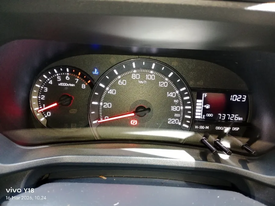Foto Mobil Bekas Odometer Toyota Avanza 1.3 E tahun 2022