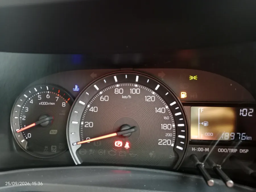 Foto Mobil Bekas Odometer Toyota Avanza 1.3 E tahun 2022