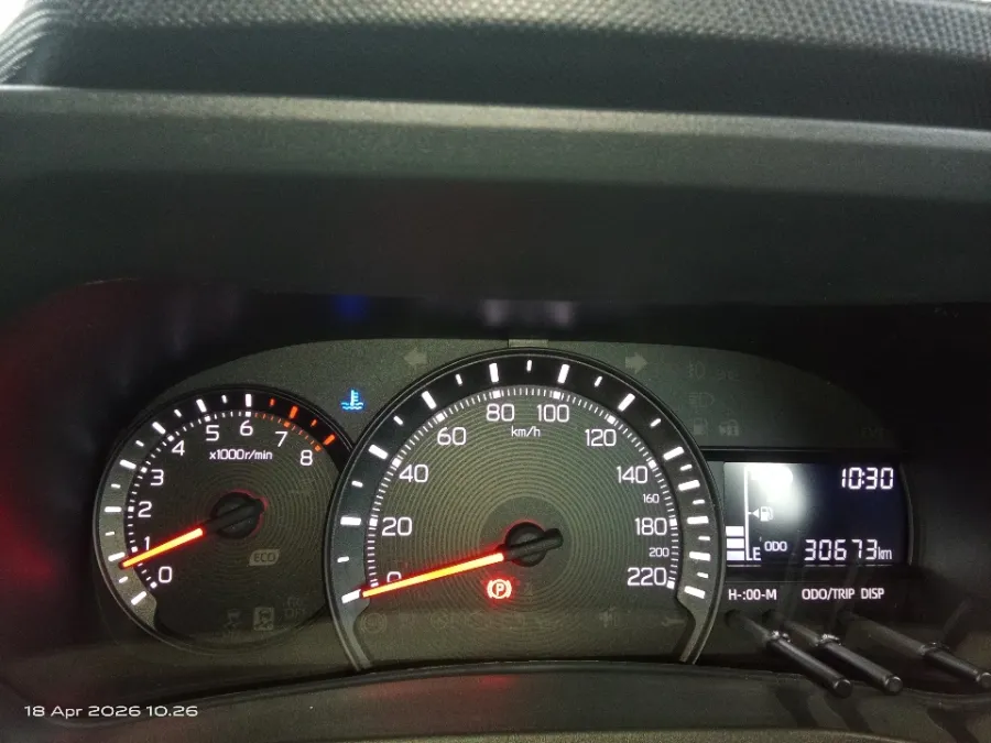 Foto Mobil Bekas Odometer Toyota Avanza 1.3 E tahun 2023