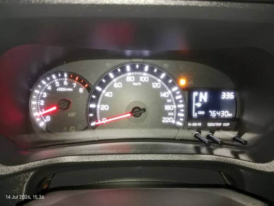 Foto Mobil Bekas Odometer Toyota Avanza 1.3 E tahun 2023