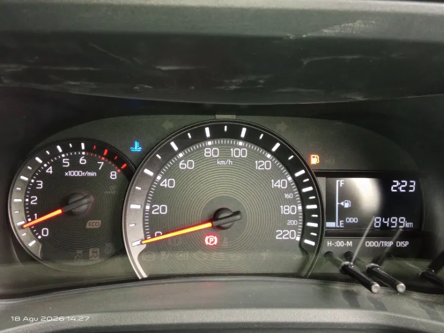 Foto Mobil Bekas Odometer Toyota Avanza 1.3 E tahun 2023