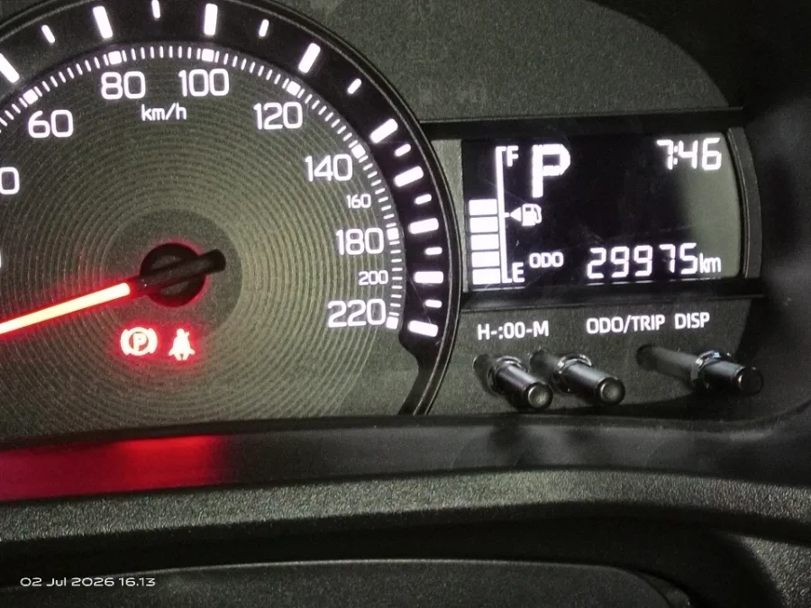 Foto Mobil Bekas Odometer Toyota Avanza 1.3 E tahun 2024