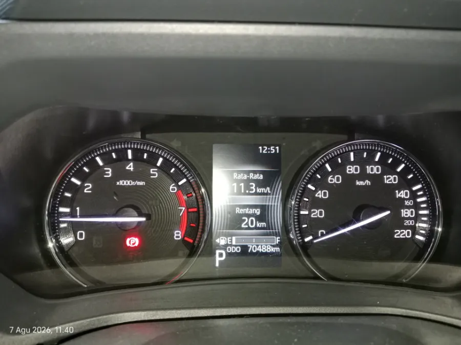Foto Mobil Bekas Odometer Toyota Avanza 1.5 G tahun 2022