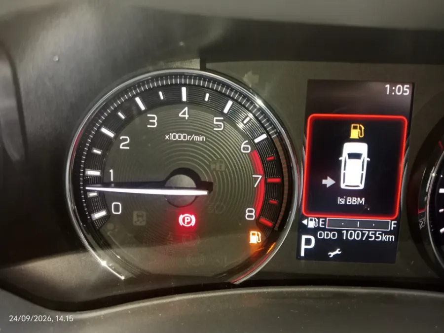 Foto Mobil Bekas Odometer Toyota Avanza 1.5 G tahun 2022