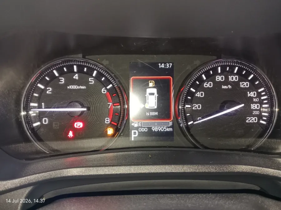 Foto Mobil Bekas Odometer Toyota Avanza 1.5 G tahun 2023