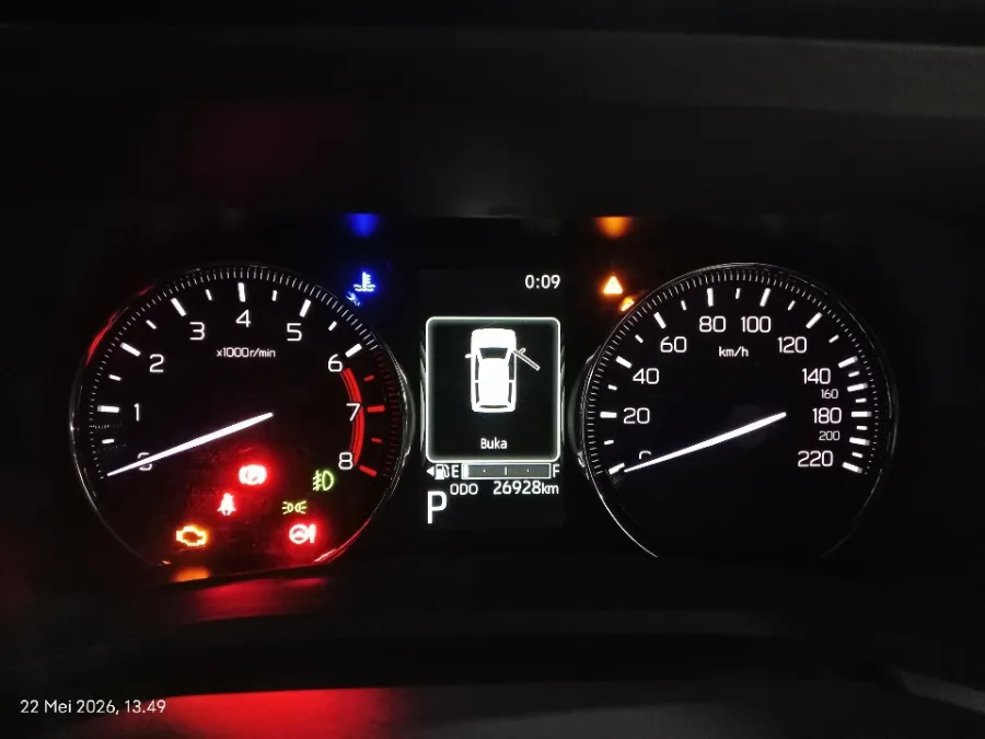 Foto Mobil Bekas Odometer Toyota Avanza 1.5 G tahun 2023