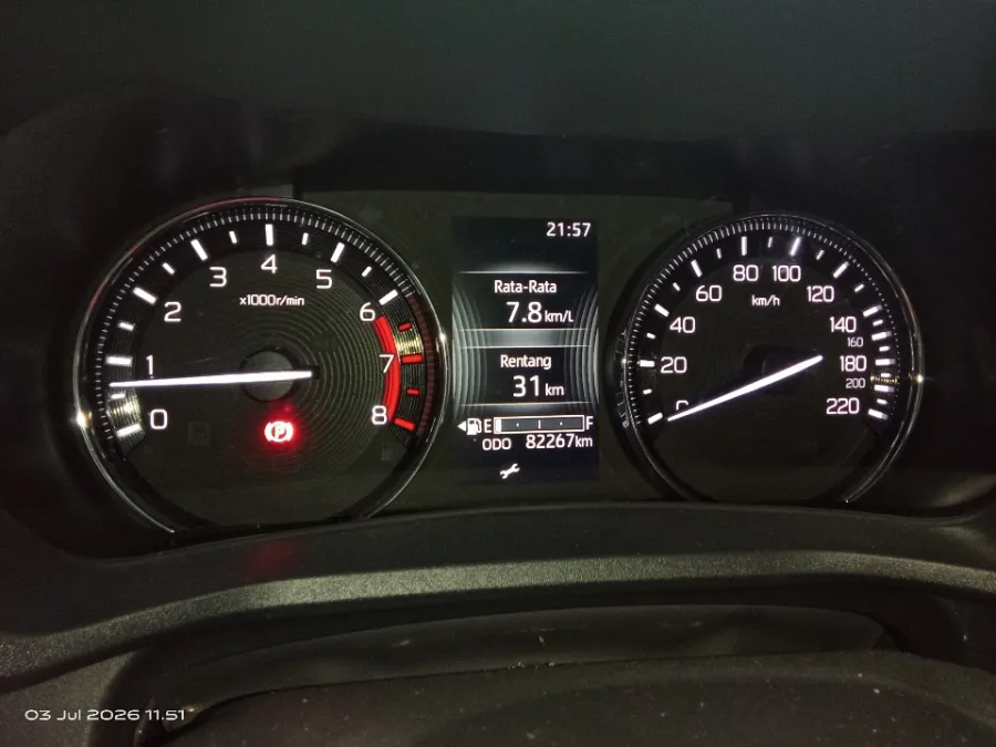 Foto Mobil Bekas Odometer Toyota Avanza 1.5 G tahun 2023