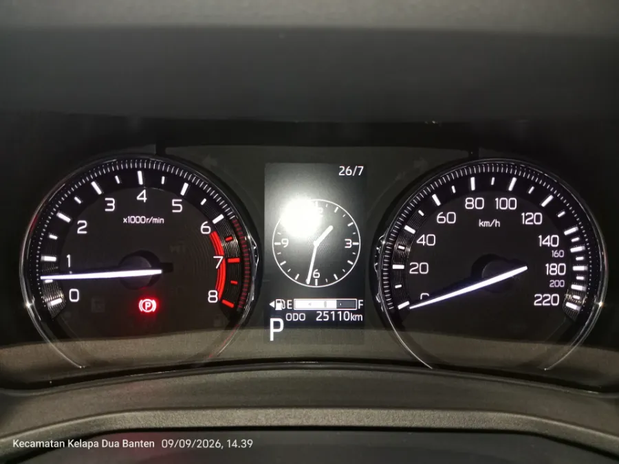 Foto Mobil Bekas Odometer Toyota Avanza 1.5 G tahun 2023